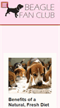 Mobile Screenshot of beaglefanclub.com